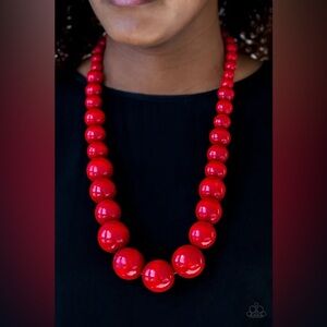 ❤️‍🔥5/$25❤️‍🔥 Effortlessly Everglades Red Necklace